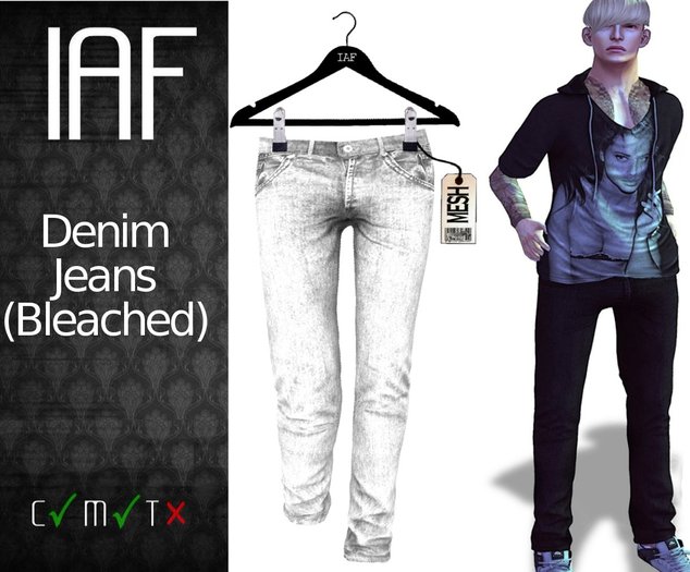 IAF Denim Jeans (Bleached)