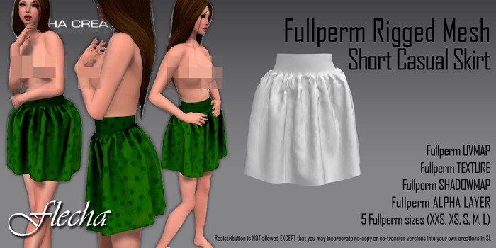 FLECHA short casual skirt fullperm