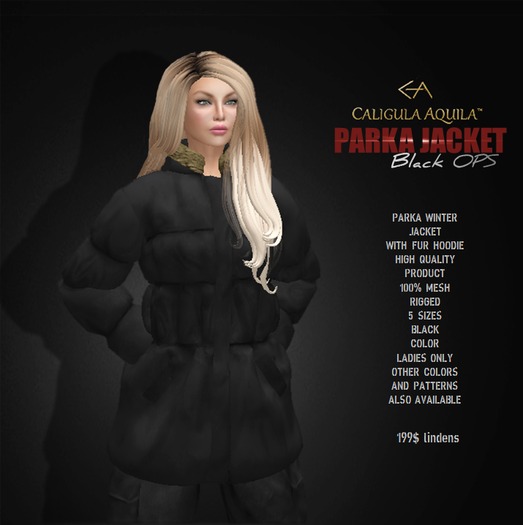 PARKA JACKET LADIES OLIVE