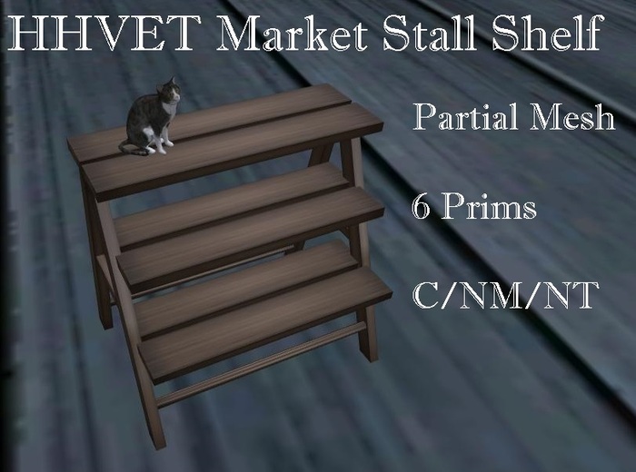 HHVET Victoriana -  Market Stall Shelf 6LI
