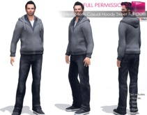 MI960030 Men's Casual Hoody Street Outfit