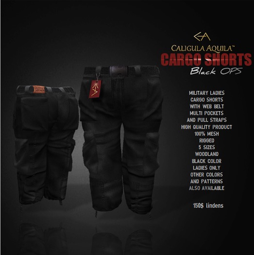 CARGO SHORTS GENTS WOODLAND