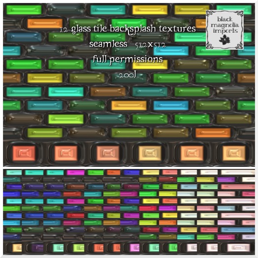 **BMI** Glass Tile Backsplash boxed