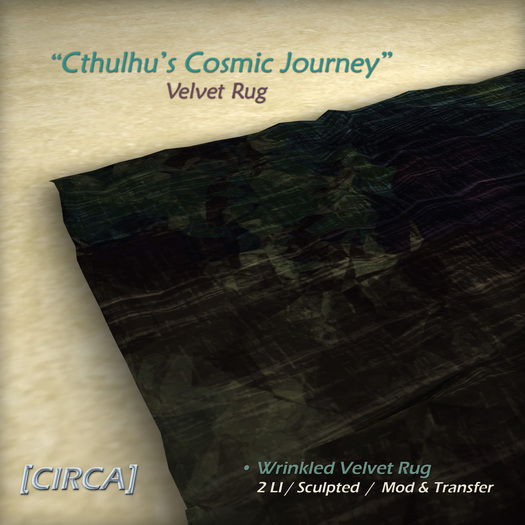 [CIRCA] Pkg - "Cthulhu's Cosmic Journey" - Tall Shelf /Redwood