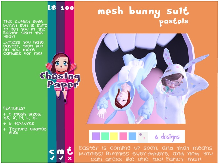 [ CP ] Bunny Suit (Pastel)
