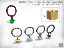 LDG-FULL PERM Necklace Pendant Connectors/Nano/4 textures/Builderkit 