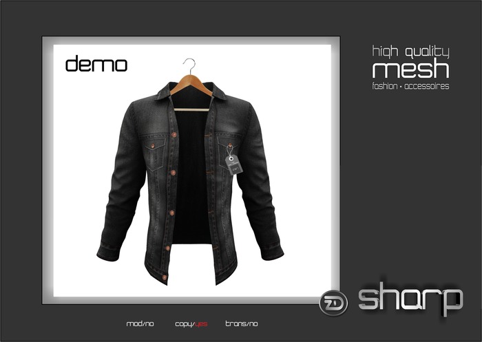 sharp by [ZD] - MESH - "Jamie" Jeans Jacket