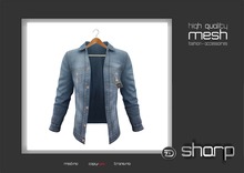 sharp by [ZD] - MESH - "Jamie" Jeans Jacket