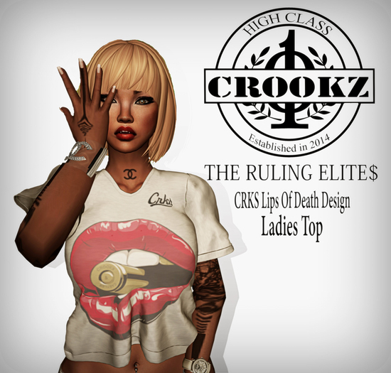 {CrookZ}-Womens Lips Of Death CRKS 