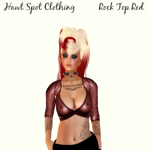 Rock mini top red