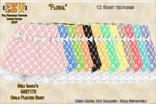 [SEW] FP Tex MI87170 Girls pleated Skirt Floral