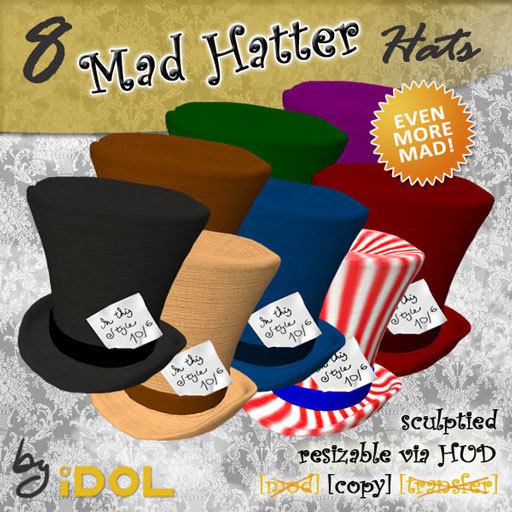 iDOL Mad Hatter Hat Multi Pack Box!
