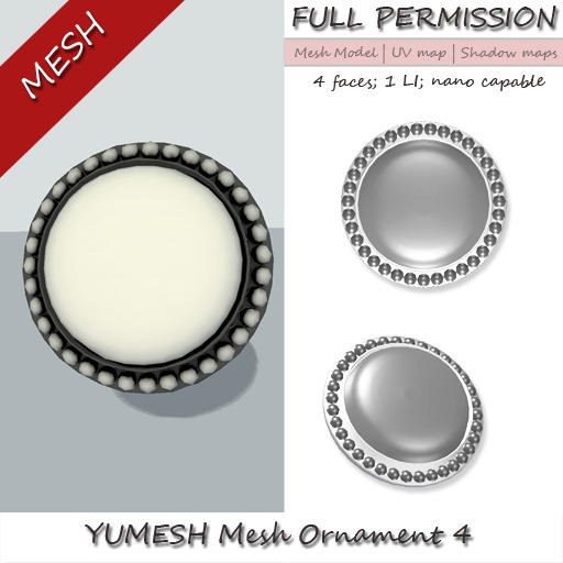 YUMESH mesh Ornament#4 Full Perm