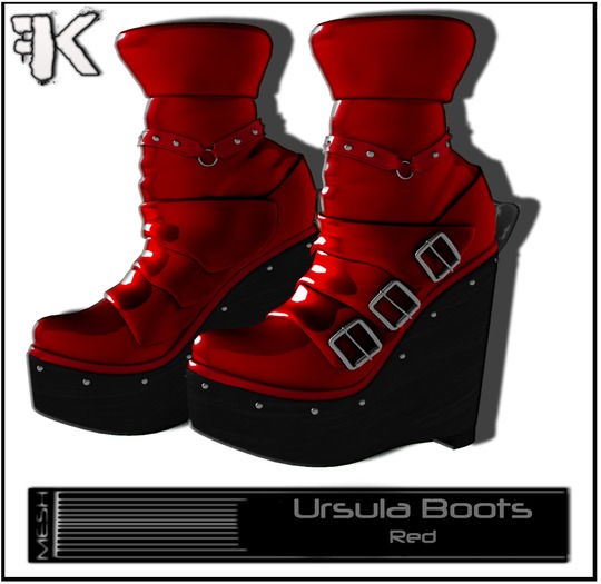 FK! - Ursula Boots (Red) 