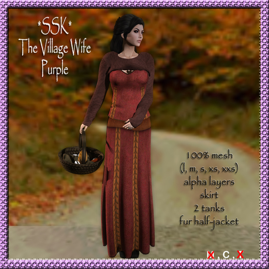*SSK* The Village Wife - Red