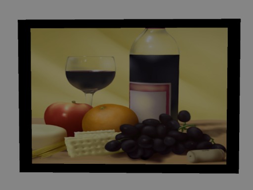 Fruit and Wine Painting
