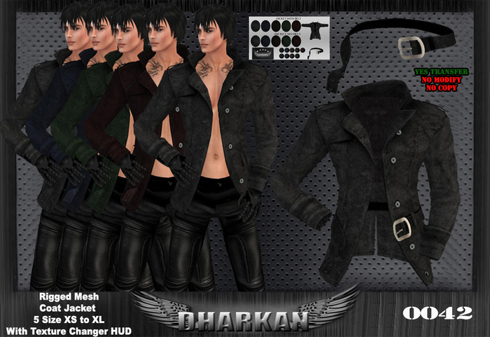 Dharkan - 0042 Mesh Coat Jacket