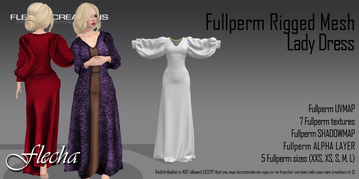 FLECHA lady dress fullperm