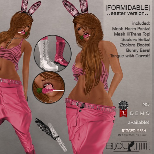 [Bijou]. Formidable! . "PINK easter edition!"
