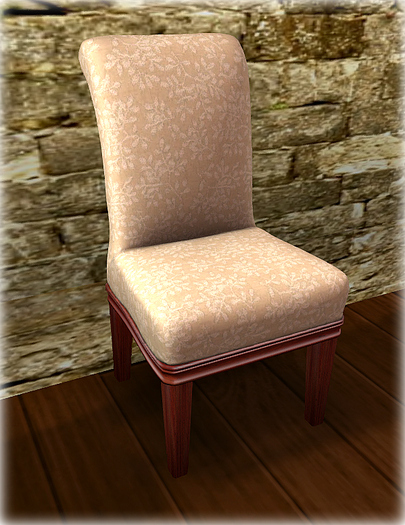 Parsons Chair - Dining/Desk Ivory Leaf