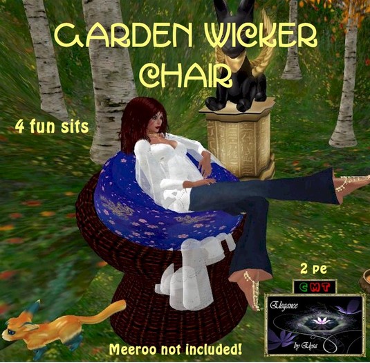 *EbE* Garden Chair (blue sakura)