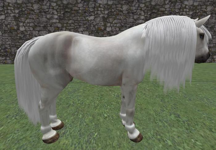 White Mane and Tail Set