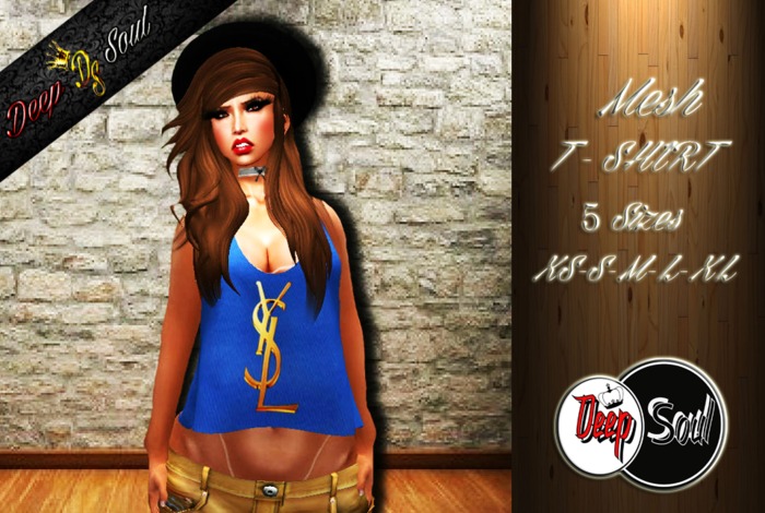 D.S YSL  Design Shoulder Sweate