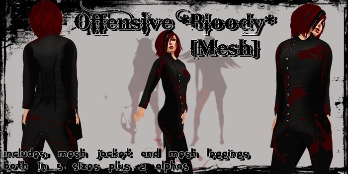 ^WSC^ Offensive *Bloody* {Mesh} Womens