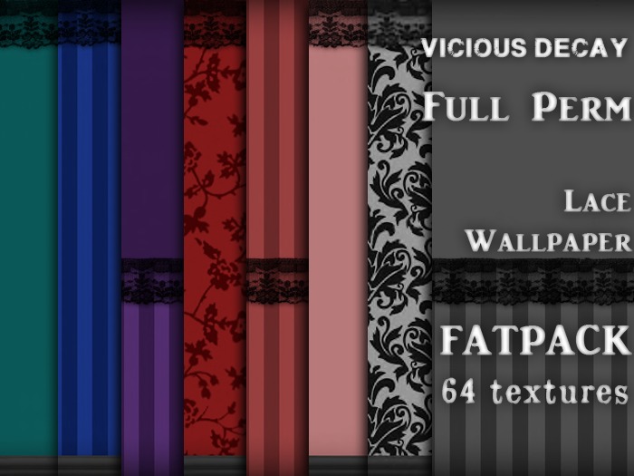 Vicious Decay - Lace Wallpaper - Fatpack