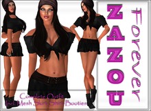 ZaZou Mesh Boho Spring Complete Black