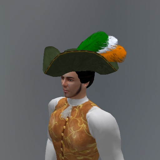 Multicolor Irish Tricorn Hat with Resizer