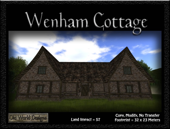 Old World Designs Wenham Cottage Rustic timber framed house