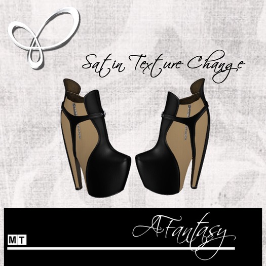 AFantasy Satin Color Change 'Heartless' Boots