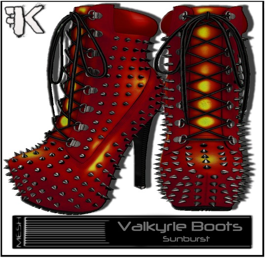 FK! - Valkyrie Boot (Sunburst) 