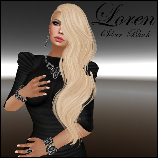 LOREN - SILVER  BLACK