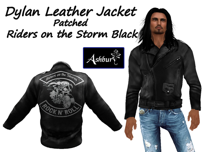 [ASHBURY] Dylan Leather Jacket -Riders On the Storm Black