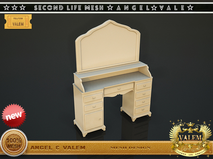 . :: VALEM ::.  Full Perm Mesh Great Vanity Table