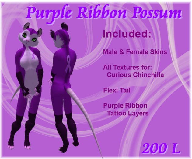 Purple Ribbon Possum [retired]