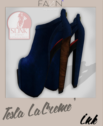 -FAUN- Tesla - LaCreme' Heel -PaleBlue-
