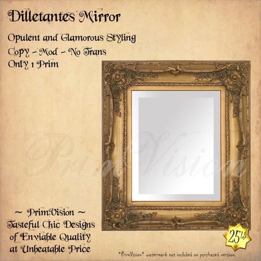 *PRIMVISION* Dilletantes Mirror