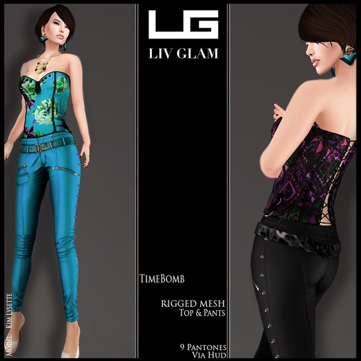 [LIV-Glam]WINTER2012 Posen Scrapbook Dress HUD[WearMe]