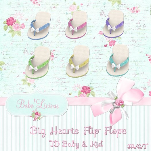 ~Bebe'Licious~ Super Star Flip Flops - Pink