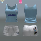 LAZIO - female top + shorts (MESH)