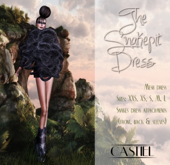 CASTIEL The Snakepit Dress BOX