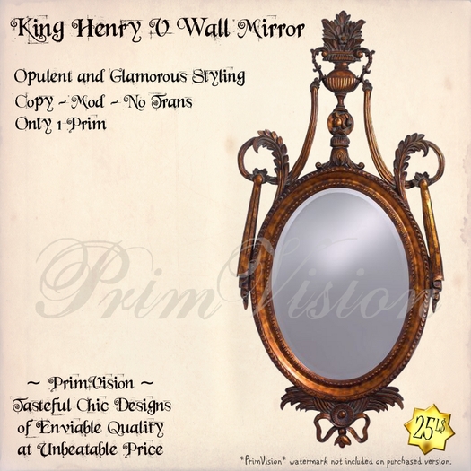 *PV* King Henry V Wall Mirror