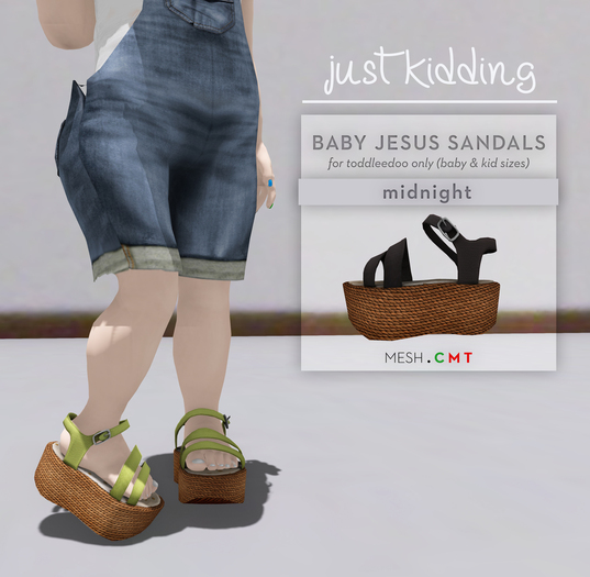 baby platform sandals