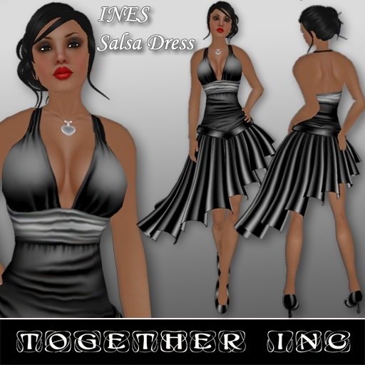 Together Inc. INES Salsa Dress- black