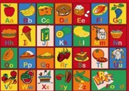 AFantasy Alphabet Kids Room Rug - BOXED