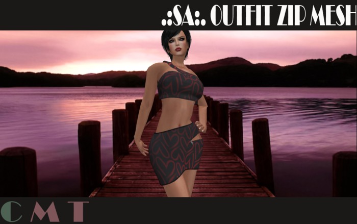 .:SA:. OUTFIT ZIP MESH