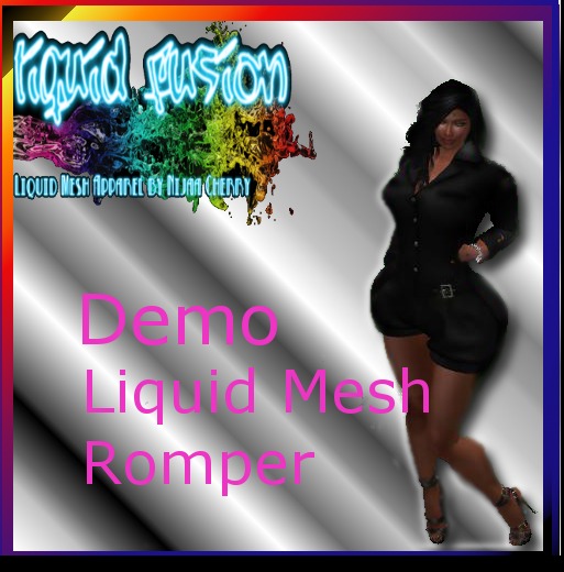 Liquid Mesh Romper DEMO